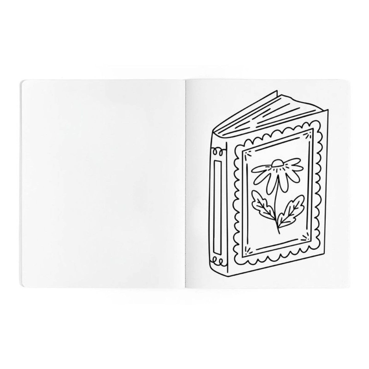 Cozy Book Nook Coloring Book