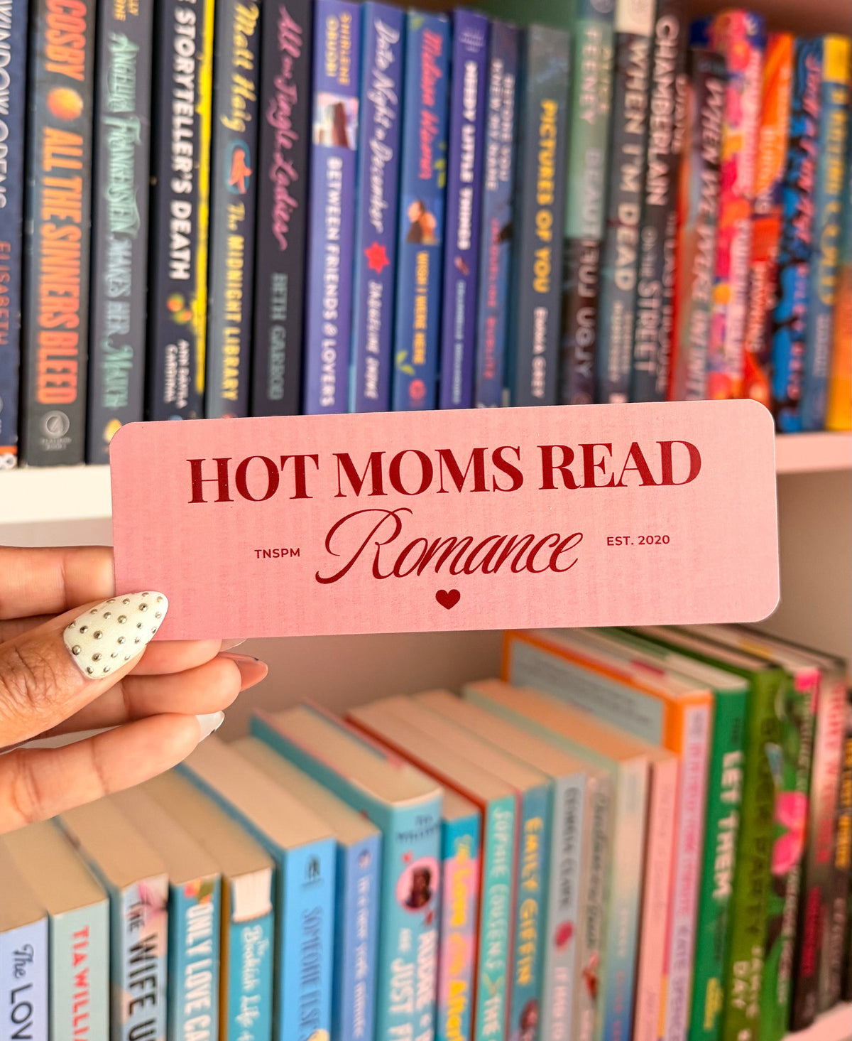 Hot Moms Read Romance Bookmark