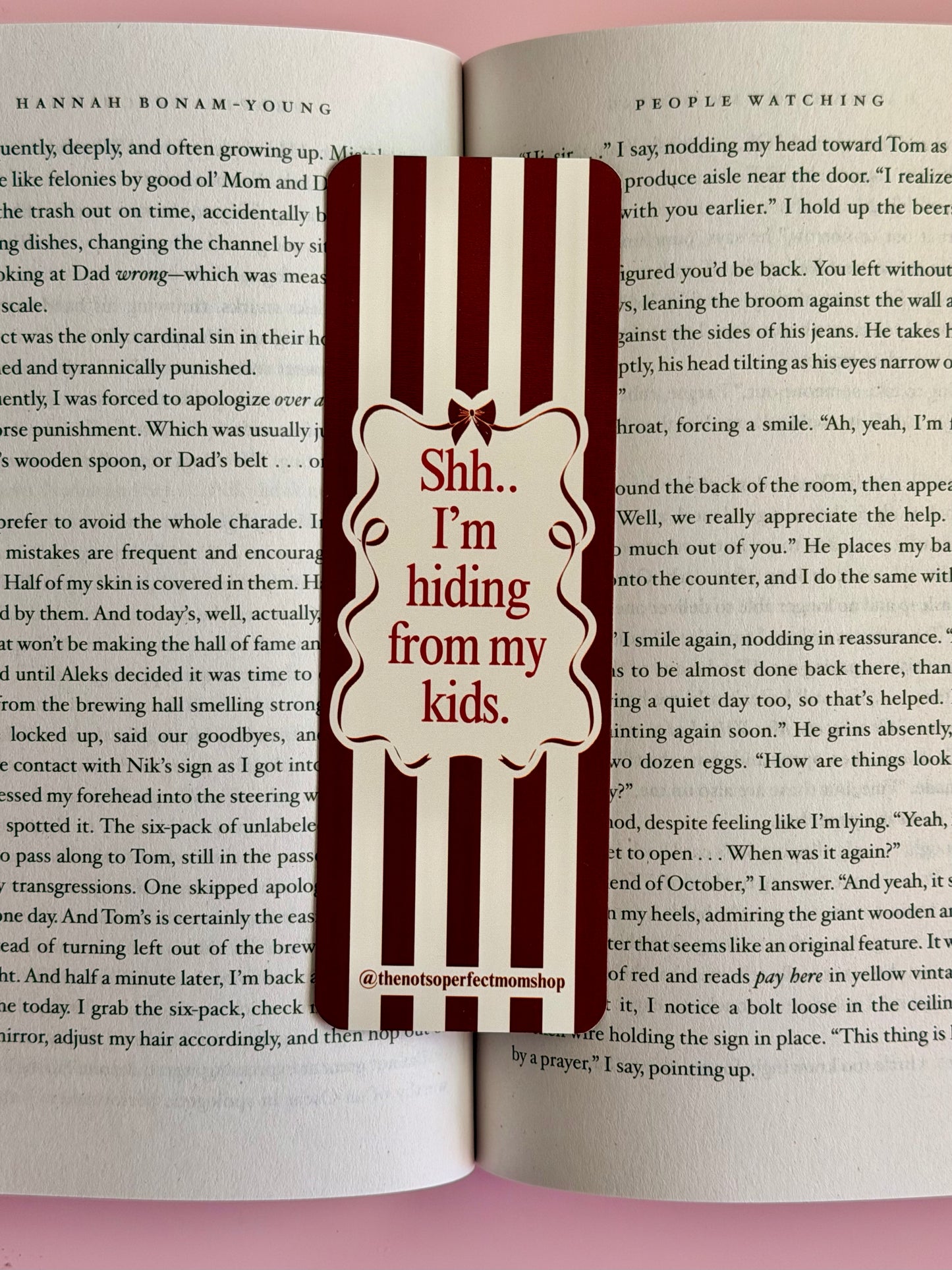 Hiding From My Kids Bookmark