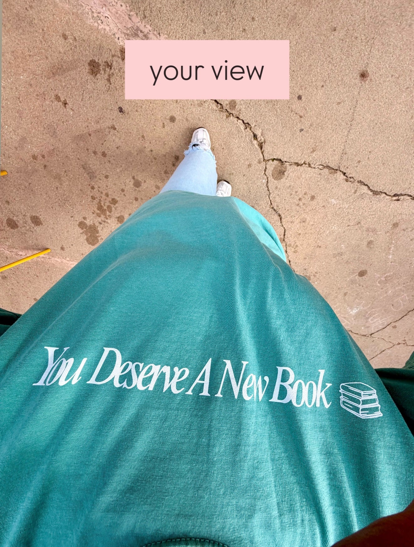 You Deserve A New Book - Reminder Tee