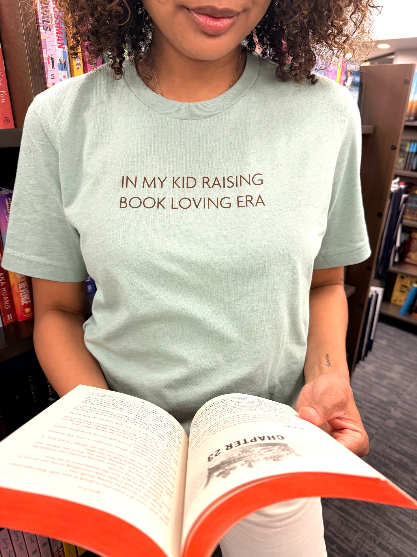 Kid Raising Book Loving Era Shirt