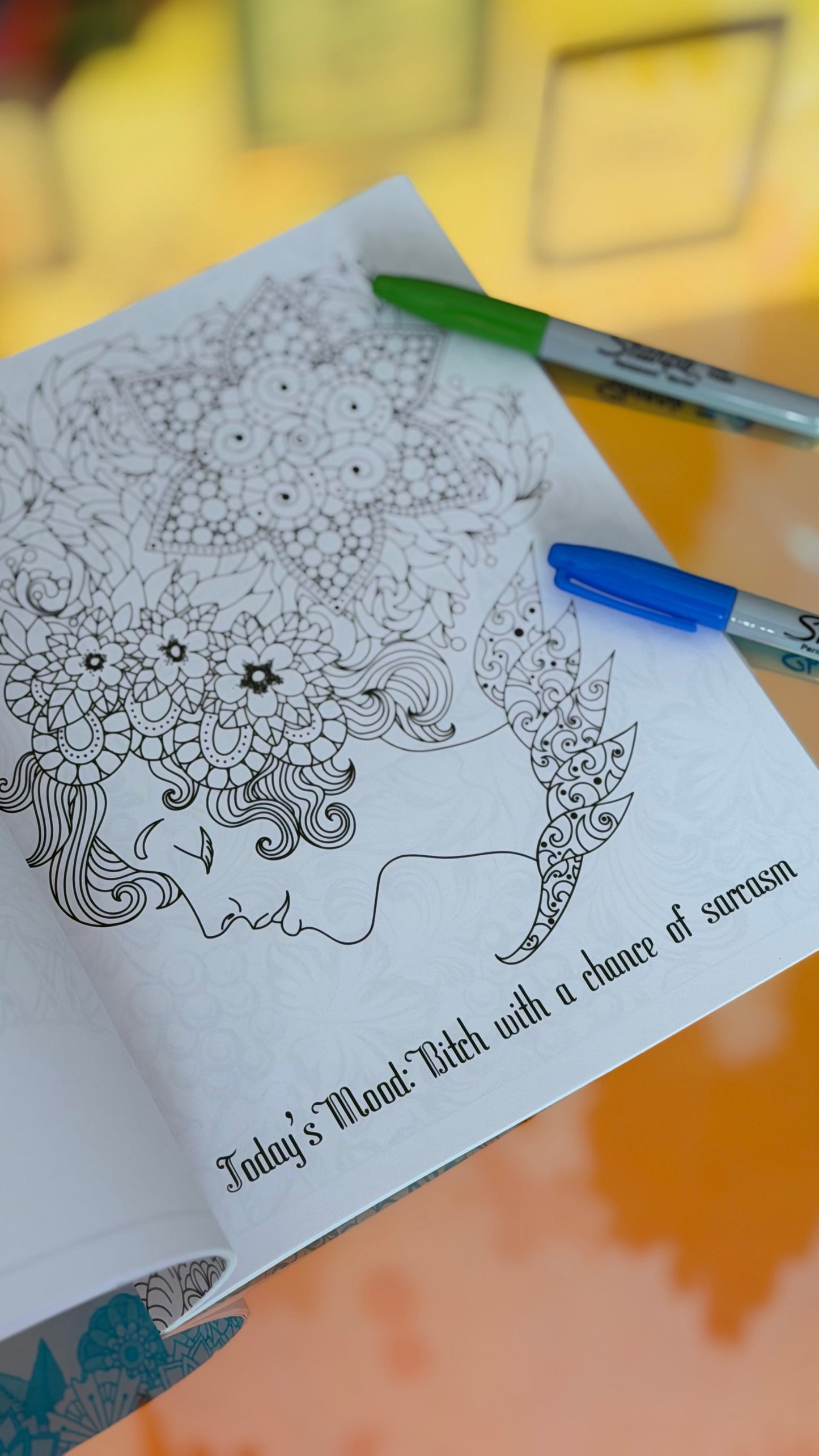 Mommy Drinks Because You Cry: A Sarcastic Coloring Book