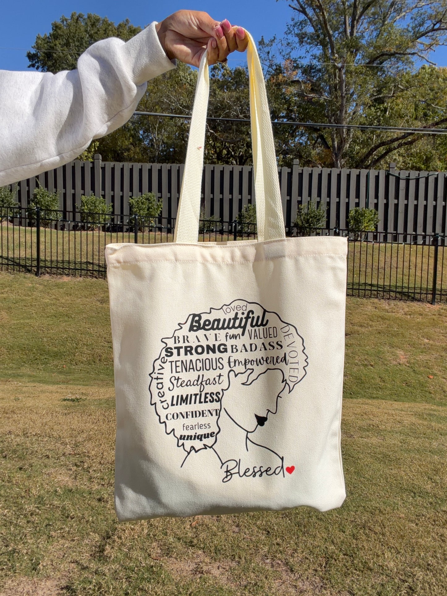 (Not So Perfect) Positive Affirmations Tote Bag