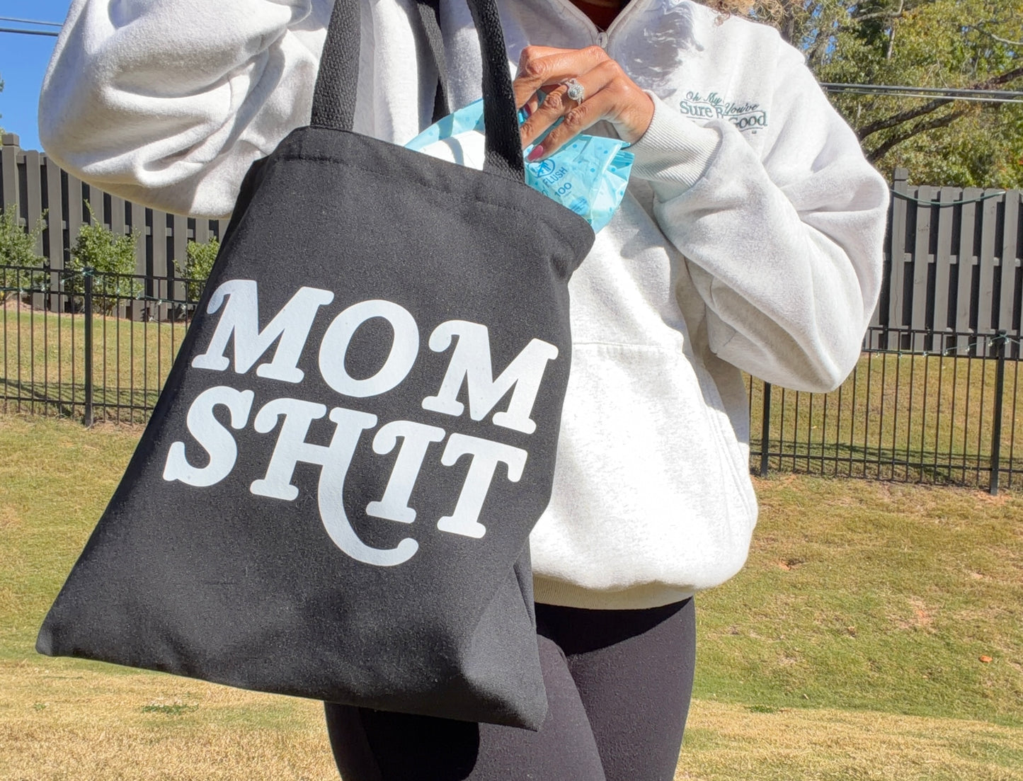 (Not So Perfect) Mom Shit Tote Bag